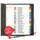 Universal UNV24814 11 in. x 8.5 in. 31-Tab 1 to 31 Deluxe Table of Contents Dividers for Printers - White (1 Set)