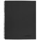 Cambridge Notebook, Business Notebook, 6-5/8" x 9-1/2", 80 Sheets, Legal Ruled, Flexible Cover, Wirebound, Gray (06672)