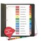 Table of Contents Dividers, Assorted Color 31-Tab, 1-31, Letter, White, 31/Set
