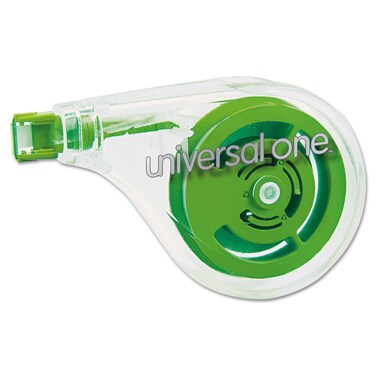 Universal 75609 Sideways Application Correction Tape, 1/5" x 393", 2/Pack