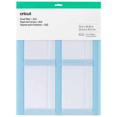 Cricut Card Mat 2x2, Reusable, Non-Slip Craft Mat, Create Four Cards Simultaneously, Perfect for Bulk Card Making, Compatible with Cricut Maker &amp; Cricut Explore Crafting Machines