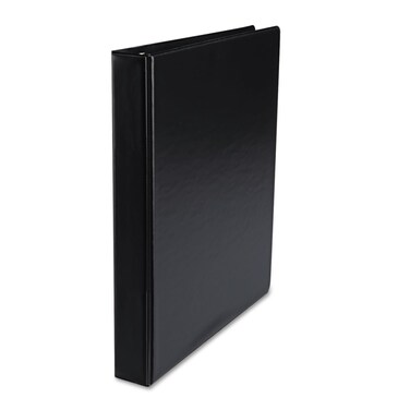Universal 31401 Economy Non-View Round Ring Binder, 1-Inch Capacity, Black