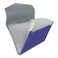 Universal Poly Expanding Files, 13 Sections, Cord/Hook Closure, 1/12-Cut Tabs, Letter Size, Metallic Blue/Steel Gray