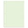 TOPS Engineering Computation Pad, 8-1/2" x 11", Glue Top, 5 x 5 Graph Rule on Back, Green Tint Paper, 3-Hole Punched, 100 Sheets (35500)
