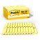 Post-it Notes, 1/3/8 x 1 7/8 in, 24 Sticky Notes Pads, 100 Sheets per Pad, Canary Yellow, The Original Post-it Note, New Year Organization or Second Semester School Supplies