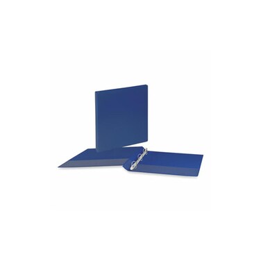 Universal UNV20718 11 in. x 8.5 in. 3-Slant D-Ring View Binder with 1.5 in. Capacity - Navy Blue