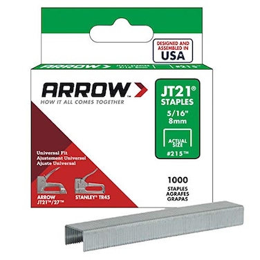 Arrow Fastener 215 5/16" JT21 Staples