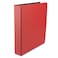 Universal Economy Non-View Round Ring Binder, 3 Rings, 1.5" Capacity, 11 X 8.5, Red