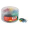 Universal UNV21000 Plastic-Coated Paper Clips - Small No.1 Assorted Colors (1000/Pack)