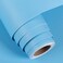 FunStick Matte Blue Wallpaper Stick and Peel for Kids Bedroom Solid Blue Contact Paper Self Adhesive Peel and Stick Blue Wall Paper Thick Blue Removable Wallpaper for Cabinets Drawers Desk 12" x 200