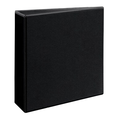 Avery 3" Durable View 3 Ring Binder, Slant Ring, Holds 8.5" x 11" Paper, 1 Black Binder (17041)