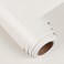 FunStick Solid Cream White Wallpaper Peel and Stick Matte White Contact Paper for Cabinets Self Adhesive Removable Wall Paper Roll Thick Waterproof Vinyl Wallpaper for Drawers Dresser Desk 12" x 200