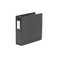 Universal UNV20791 Deluxe 3 in. Capacity Non-View D-Ring Binder with Label Holder - Black