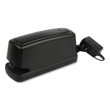 Universal RS-9001 30-Sheet Capacity Corded Electric Stapler with Channel Release Button - Black