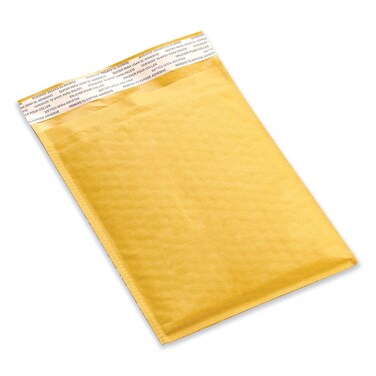 Universal 4087876 8.5 in. x 12.5 in. Extension Flap Self-Adhesive Closure #2 Peel Seal Strip Cushioned Mailer (25/Carton)