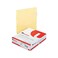 Universal 20831 Economical Insertable Index, Clear Tabs, 5-Tab, Letter, Buff, 24 Sets/Box