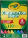 Crayola Construction Paper, 120 Sheets