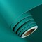FunStick 24&quot; x 200&quot; Matte Teal Blue Wallpaper Peel and Stick Teal Contact Paper Self Adhesive Teal Wallpaper Stick and Peel Waterproof Vinyl Wall Paper for Kids Bedroom Bathroom Walls Cabinets Table