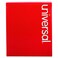 Universal 10250 Pressboard Classification Folder, Letter, Four-Section, Red (Box of 10)