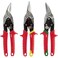 3-Pc Aviation Snips (Left, Right, Straight) Set