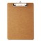 Universal UNV05562 1/2 in. Clip Capacity Hardboard Clipboard for 8.5 in. x 11 in. Sheets - Brown (6/Pack)