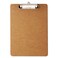 Universal UNV05562 1/2 in. Clip Capacity Hardboard Clipboard for 8.5 in. x 11 in. Sheets - Brown (6/Pack)