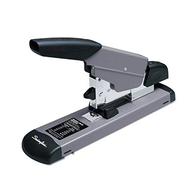 Swingline Heavy Duty Stapler, 160 Sheet Capacity, Jam Free, Metal, Black and Gray (39005)