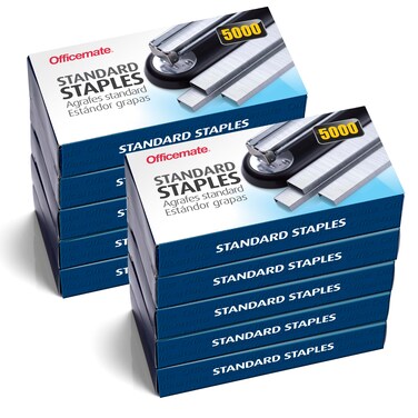 Officemate Standard Staples, 10 Boxes General Purpose Staple (91950)