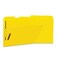 Universal Deluxe Reinforced Top Tab Folders, 2 Fasteners, 1/3 Tab, Letter, Yellow, 50/Box (UNV13524)