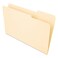 Universal Interior File Folders, 1/3-Cut Tabs: Assorted, Legal Size, 9.5-pt Manila, 100/Box
