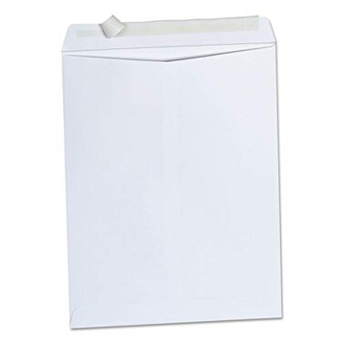 Universal Peel Seal Strip Catalog Envelope, 13 1/2, Square Flap, Self-Adhesive Closure, 10 X 13, White, 100/box