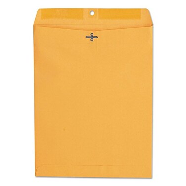Universal Kraft Clasp Envelope, Side Seam, 28lb, 10 x 13, Light Brown, 100/Box