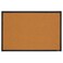 Quartet Cork Bulletin Board, Framed Corkboard, 2' x 3', Black Frame, Message Board, Vision Board (MWDB2436-BK)