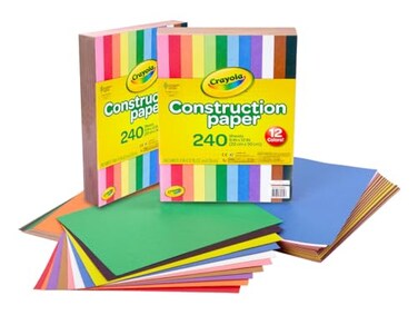 Crayola Construction Paper - 480ct (2pck), Bulk School Supplies For Kids, Teacher Classroom Must Have, Art Paper, Arts &amp; Crafts