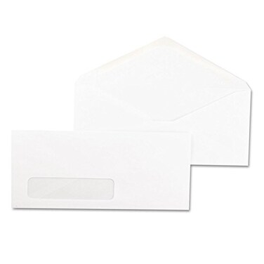 Universal 35211 Window Business Envelope, 10, 4 1/8 x 9 1/2, White, 500/Box