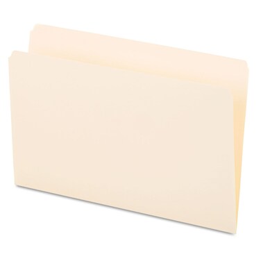 Universal UNV15110EE 1 Ply Top Tab Straight Cut File Folders - Legal, Manila (100/Box)
