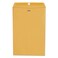 Universal Center-Seam Envelopes with Clasp Closure, 28 Lb, 98, 10" x 15", Brown Kraft, Box of 100