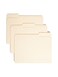 Smead File Folder, 1/3-Cut Tab, Assorted Positions, Letter Size, Manila, 100 per Box (10330)
