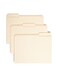 Smead File Folder, Reinforced 1/3-Cut Tab, Assorted Positions, Letter Size, Manila, 100 per Box (10334)