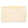 Universal UNV15122 1/3 Cut Second Position 1 Ply File Folders - Legal, Manila (100/Box)