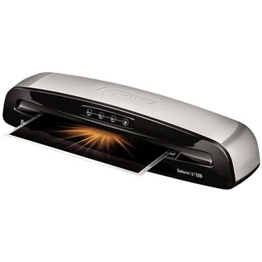 Fellowes Saturn 3i 125 Thermal Laminator Machine for Home or Office with Pouch Starter Kit, 12.5 inch, Fast Warm-Up, Jam-Free Design (5736601)