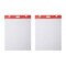 Universal UNV-35603 25 in. x 30 in. Unruled Self-Stick Easel Pad - White (2/Carton)
