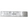 Universal UNV59026 6 in. Long Standard/Metric Stainless Steel Ruler