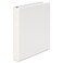 Universal Economy Round Ring View Binder, 3 Rings, 1" Capacity, 11 X 8.5, White, 6/Pack