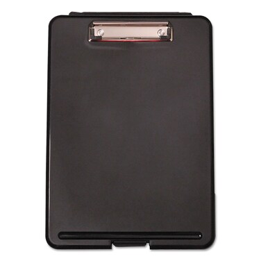 Universal UNV40318 Storage Clipboard with 0.5 in. Clip Capacity for 8.5 x 11 Sheets - Black