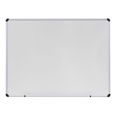 Universal UNV43724 48 in. x 36 in. Modern Melamine Dry Erase Board with Aluminum Frame - White Surface