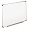 Universal 43724 Dry Erase Board, Melamine, 48 x 36, White, Black/Gray Aluminum/Plastic Frame