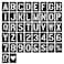 2 Inch Letter Stencils Symbol Numbers Craft Stencils, 42 Pcs Reusable Alphabet Templates Interlocking Stencil Kit for Painting on Wood, Wall, Fabric, Rock, Sign, DIY Art Projects