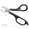 AUVON Scissors-Shaped Pill Cutter, Sharp Blade Pill Splitter for Easily Dividing Most 5-15mm Vitamins, Tablets and Medications in Half