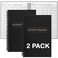 2 Pack Expense Tracker Ledger Book- Finance Book for Home Budget Tracking, Business Bookkeeping -Home Budget notebook, Finance Planner- Expense Ledger for Small Business Bookkeeping (100 Pages 2 Pack)